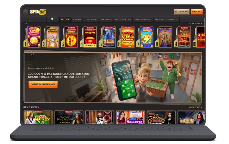SpinBoss Casino site