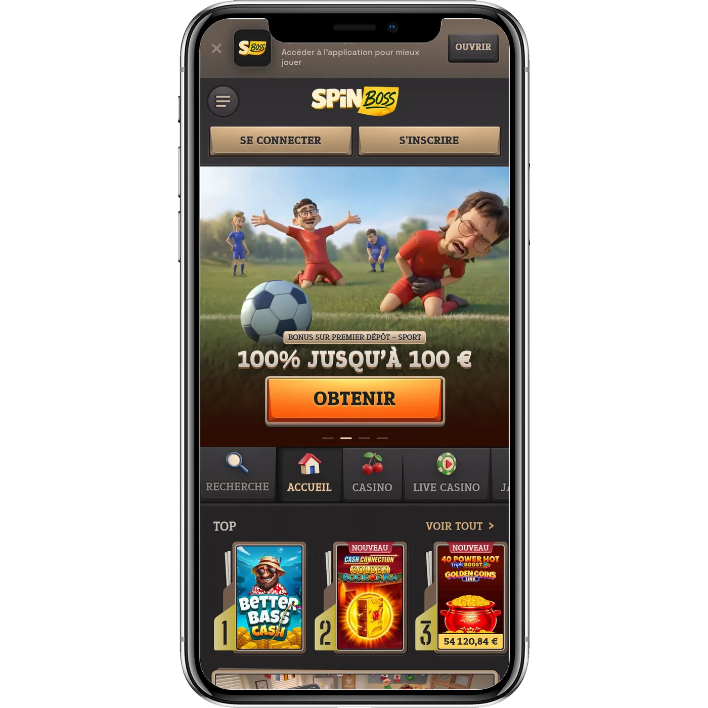 SpinBoss Casino mobiel